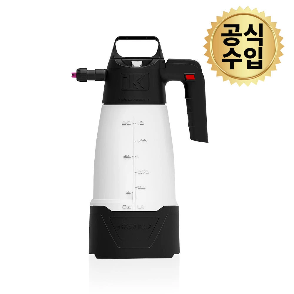 IK e 폼프로2 무선 전동폼분무기 세차 카샴푸 프리워시 압축 스프레이 폼건 고압분사기 e foam pro2 실제 상품 이미지