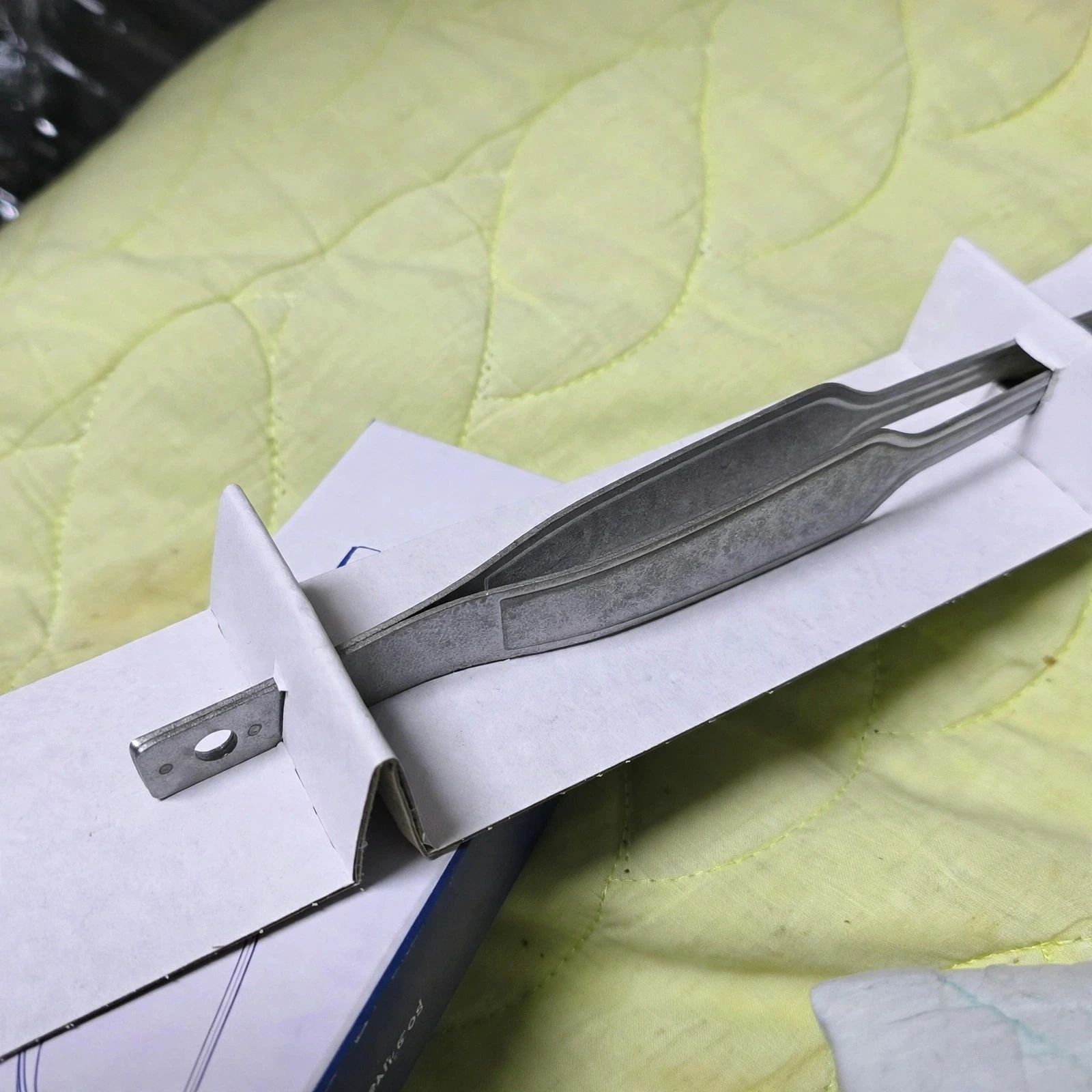 키녹스 스텐 집게 캠핑 고기 요리용 핀셋 경량 백패킹 바베큐 조리도구 실제 상품 이미지